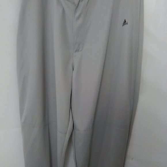 Adidas Baseball Athletic Men's Straight Leg Pants Color Gray Size XL - Picture 2 of 7